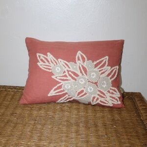 Celerie by Celerie Kemble Lumbar Embroidered Pillow.